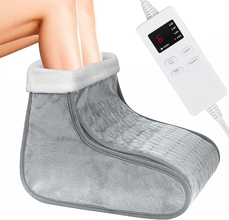 ELECTRIC FOOT WARMER WITH 4 TIMERS AND 6 TEMPERATURE SETTINGS