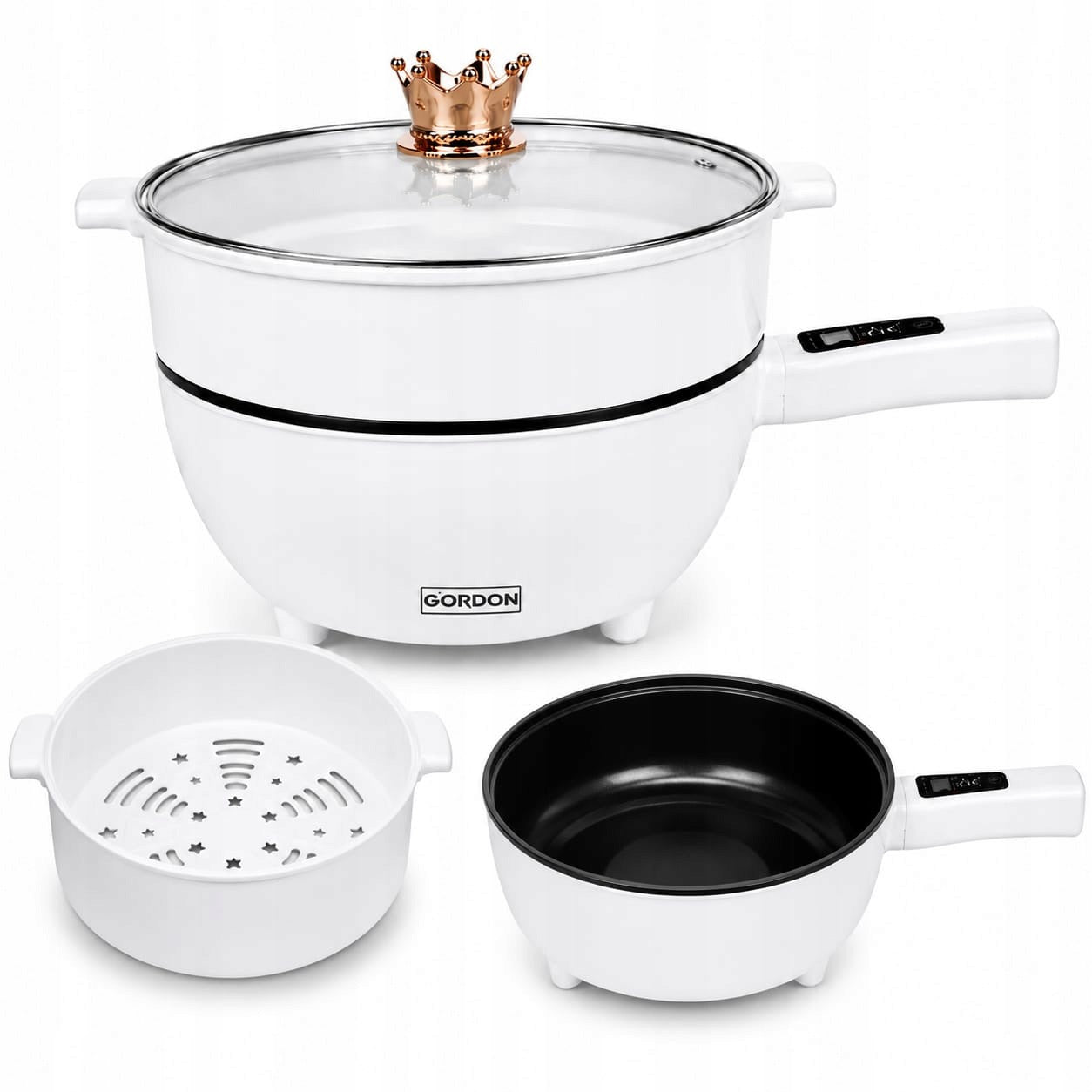 ELECTRIC FRYING PAN POT MULTIFUNCTIONAL 4L FRYING COOKING STEWING