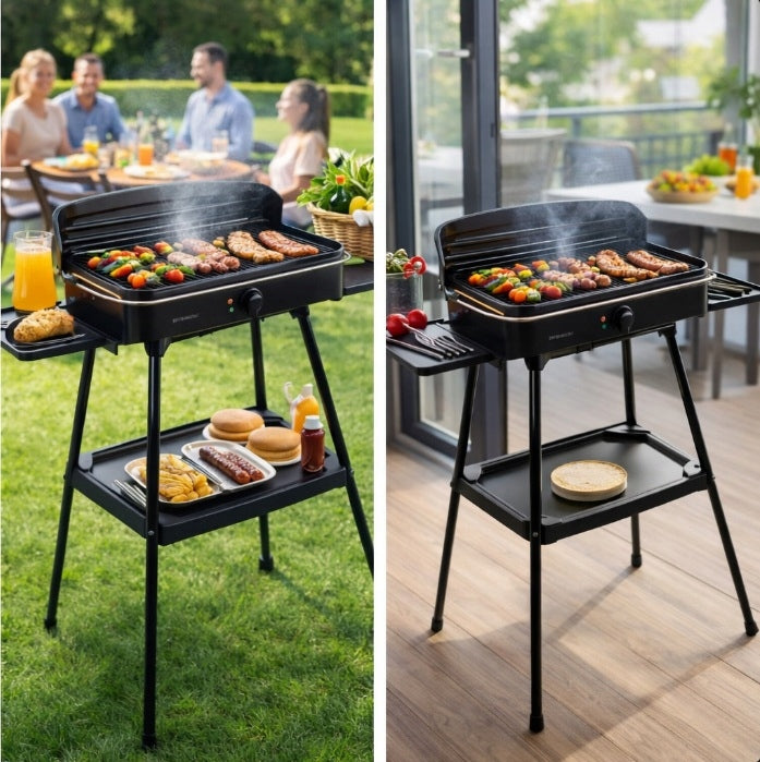 ELECTRIC GARDEN GRILL STANDING TABLE CONTACT THERMOSTAT 2200W Power rating 2200 W