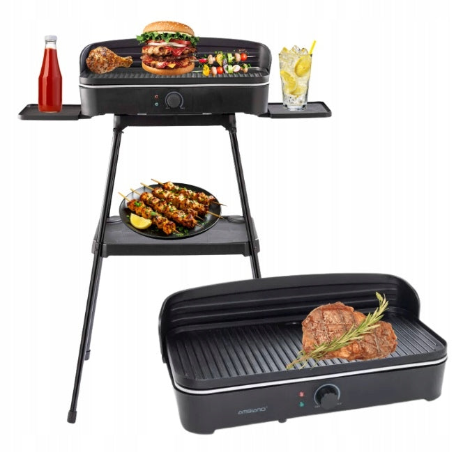 ELECTRIC GARDEN GRILL STANDING TABLE CONTACT THERMOSTAT 2200W