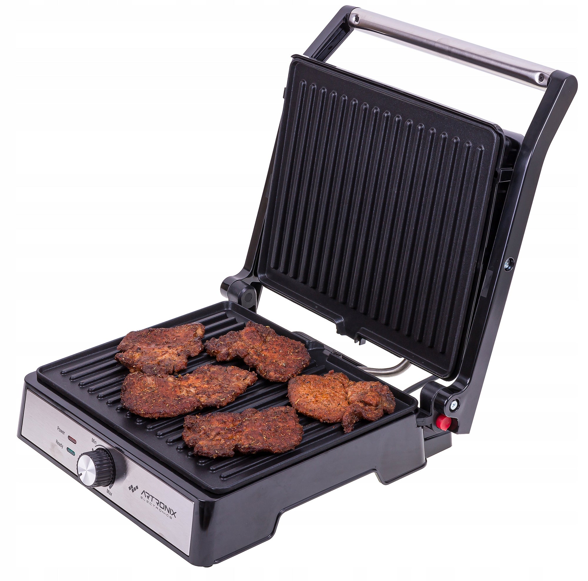 ELECTRIC GARDEN GRILL TABLE SANDWICH TOASTER PANINI TOASTER Dominant color black