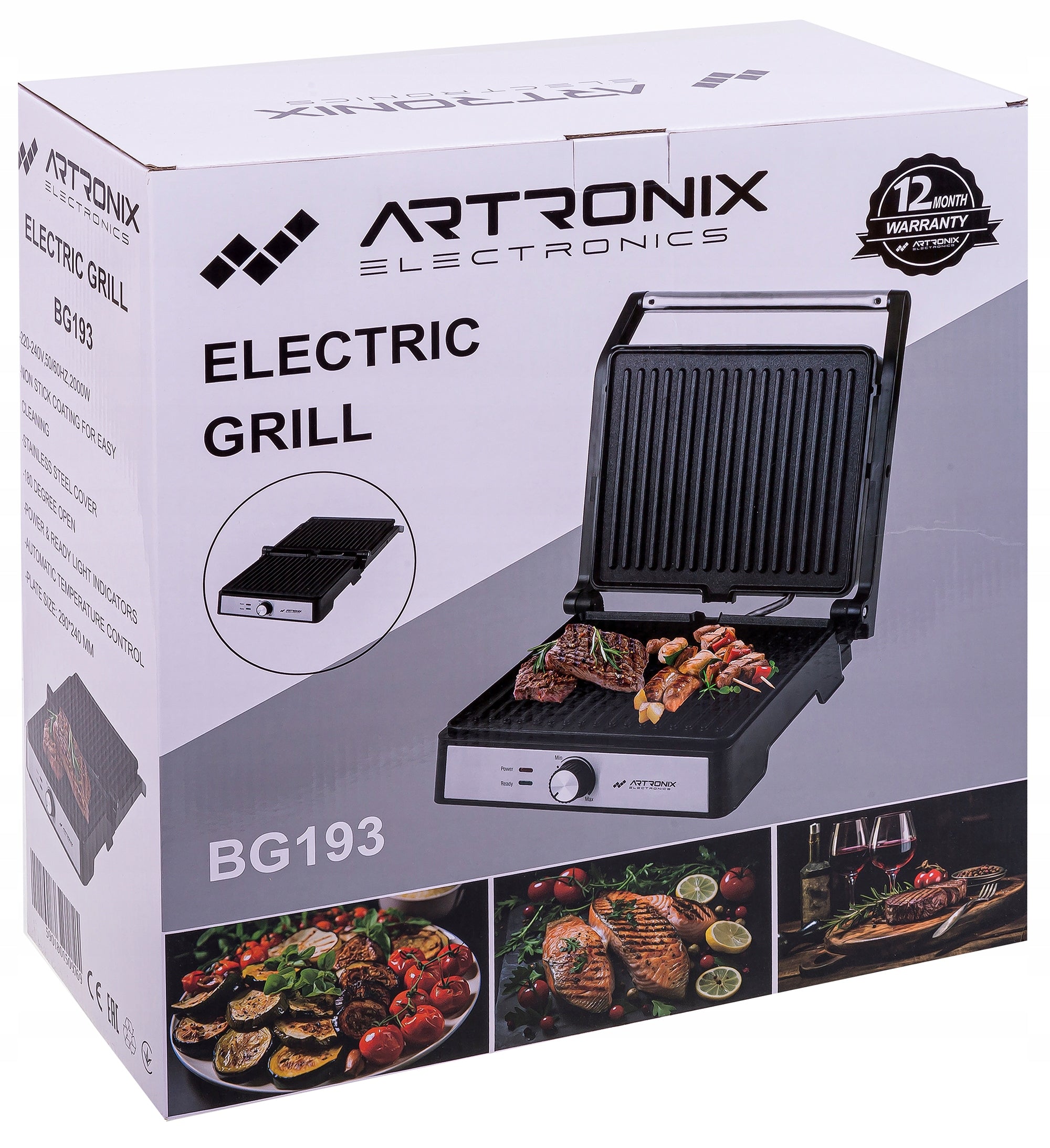 ELECTRIC GARDEN GRILL TABLE SANDWICH TOASTER PANINI TOASTER Manufacturer code 3113220082111VDWGVW
