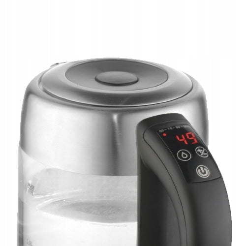 ELECTRIC GLASS KETTLE 2200W 1,7L ADJUSTABLE Manufacturer code AD 1247