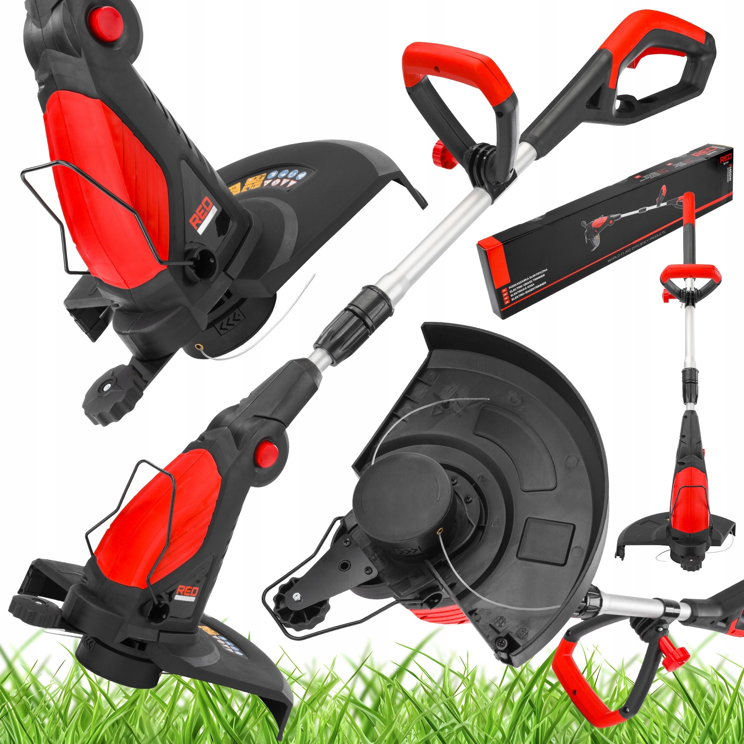 ELECTRIC GRASS TRIMMER SCYTHE 33 CM BRUSH CUTTER 1450W STRONG LIGHT