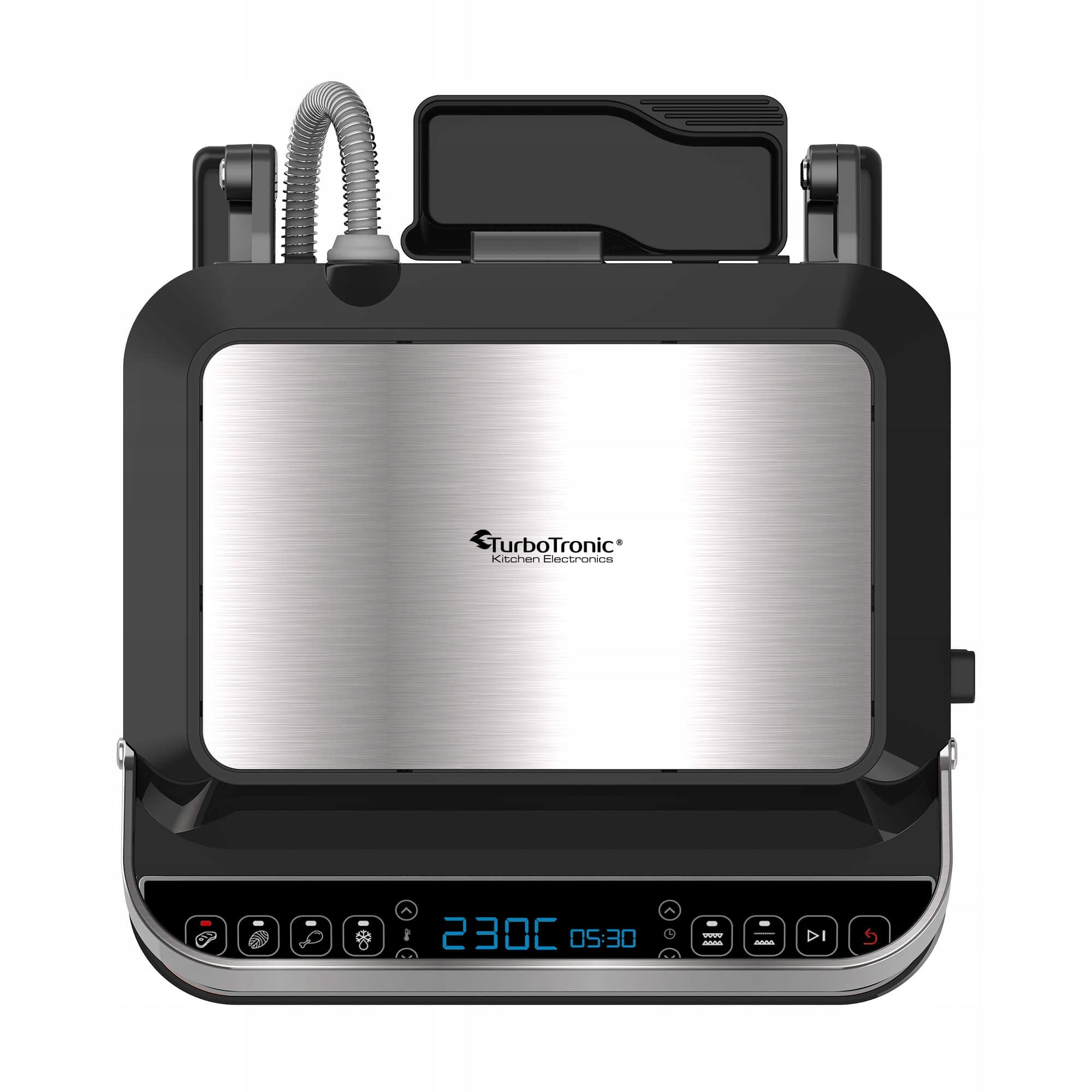 ELECTRIC GRILL 2000W 230°C FOLDING SANDWICH TOASTER PANINI Manufacturer code TT-CG900