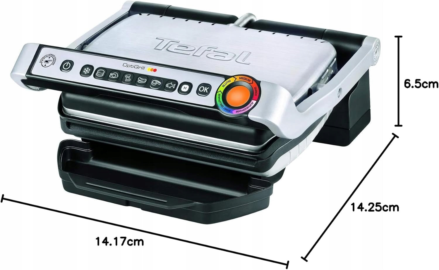 ELECTRIC GRILL 2000W INTELLIGENT CONTACT 6 PROGRAMS AUTOMATIC EAN (GTIN) 5906663202551