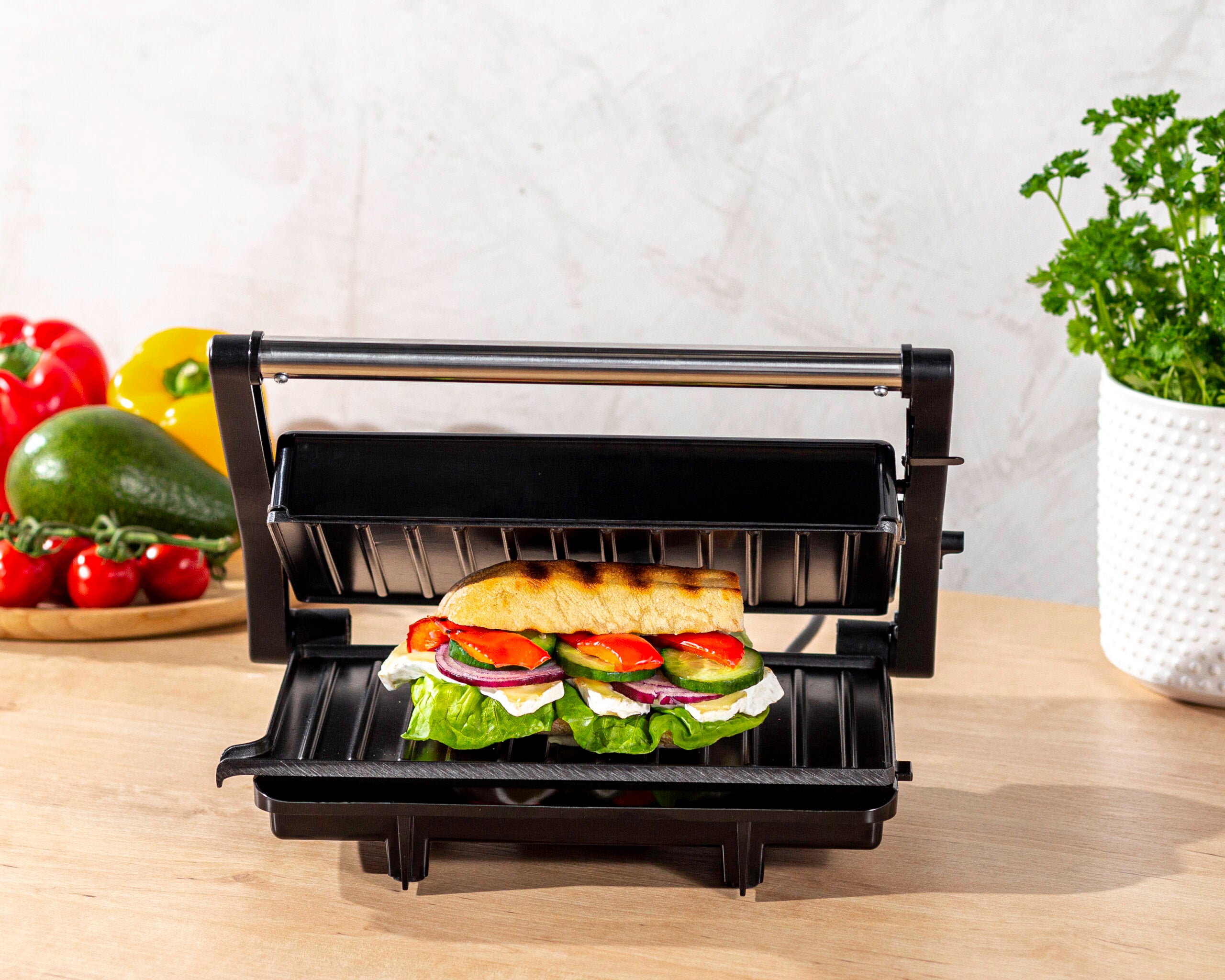ELECTRIC GRILL HOFFEN T SM-3175 1000 IN BLACK Power rating 1000 W