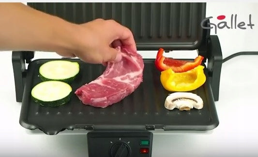 ELECTRIC GRILL Panini TOASTER 1600W GALLET Brand Gallet