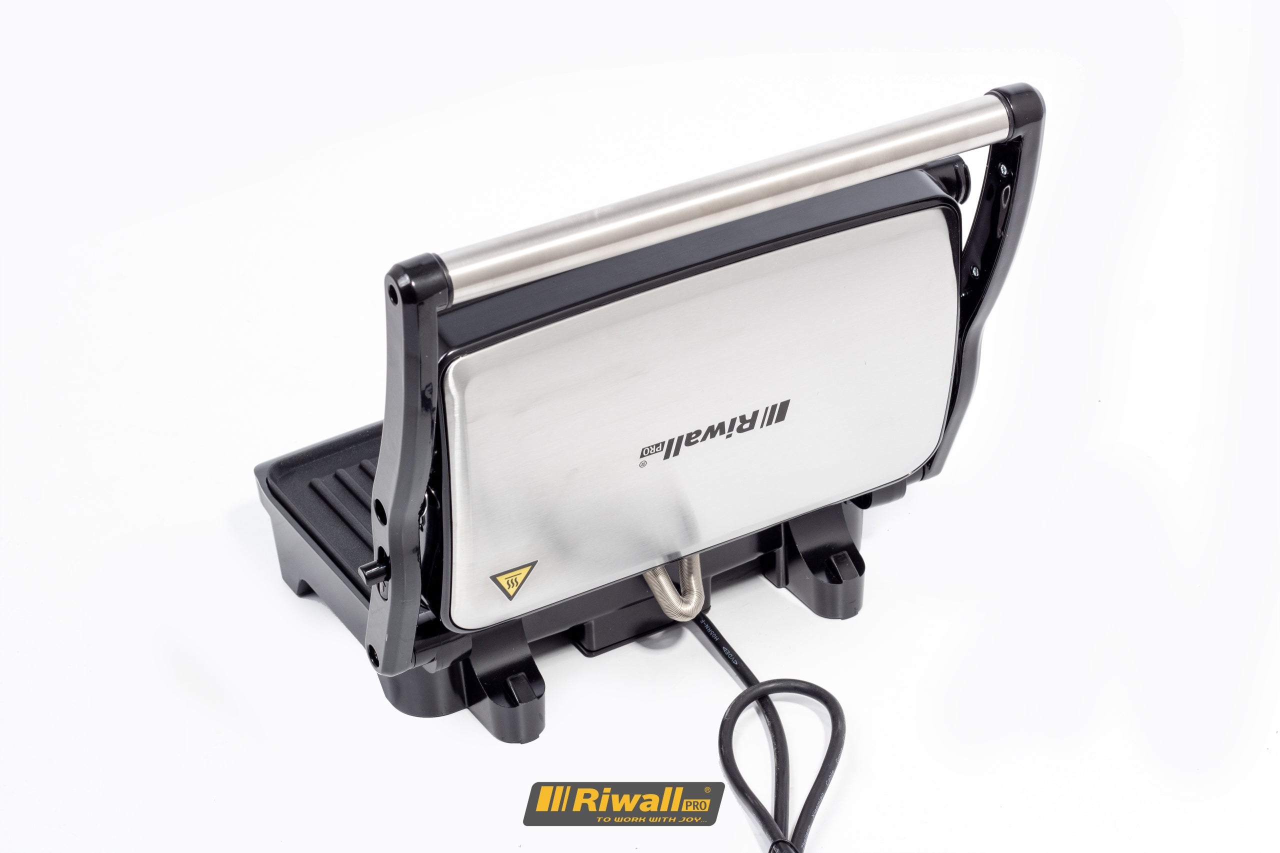 ELECTRIC GRILL SANDWICH TOASTER PANIN FOLDING TOASTER RIWALL RGR-01 Power rating 1500 W