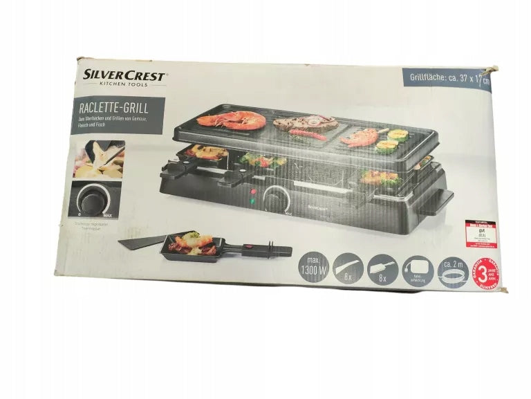 ELECTRIC GRILL SILVERCHEST RACLETTE GRILL SRG 1300 C3
