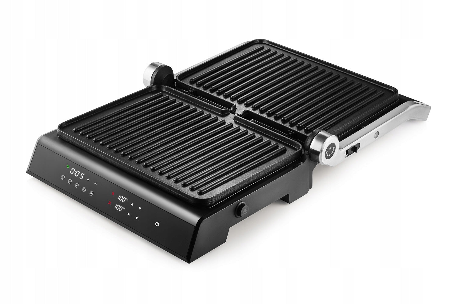 ELECTRIC GRILL TOASTER WITH ADJUSTABLE TEMP 5 PROGRAMS FOLDING 2200W Brand Transa Electronics