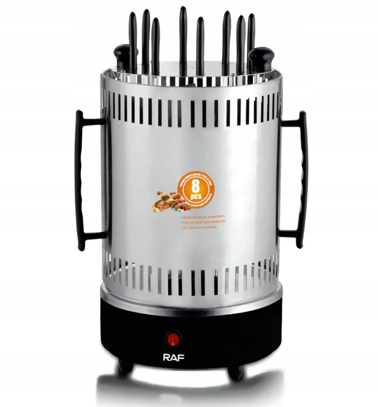 ELECTRIC GRILL VERTICAL KEBAB SKEWERS ROTARY TOASTER FOR SKEWERS Packaging status original