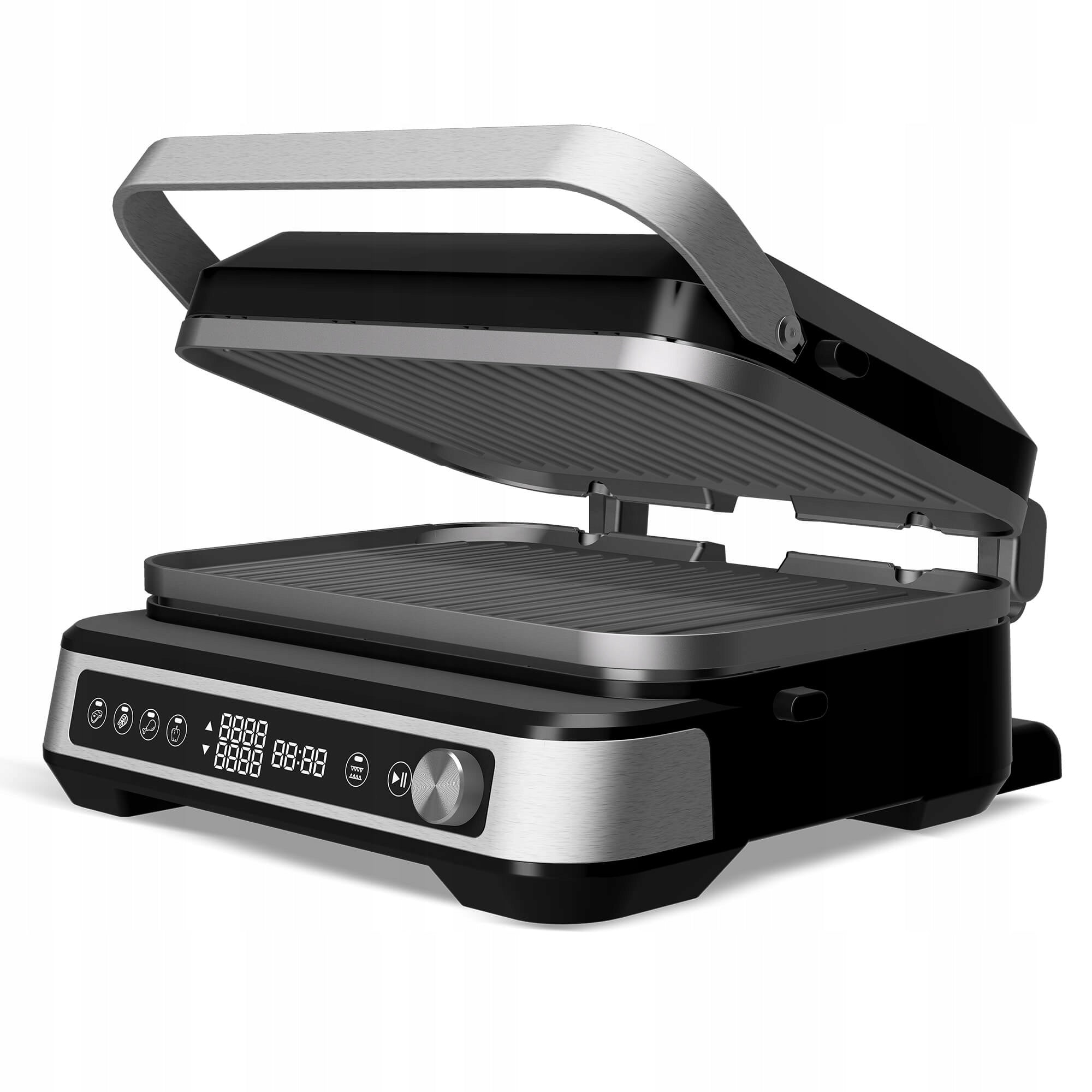 ELECTRIC GRILL & WAFFLE IRON 2000W 230°C FOLDING TOASTER PANINI Model TT-CG1W
