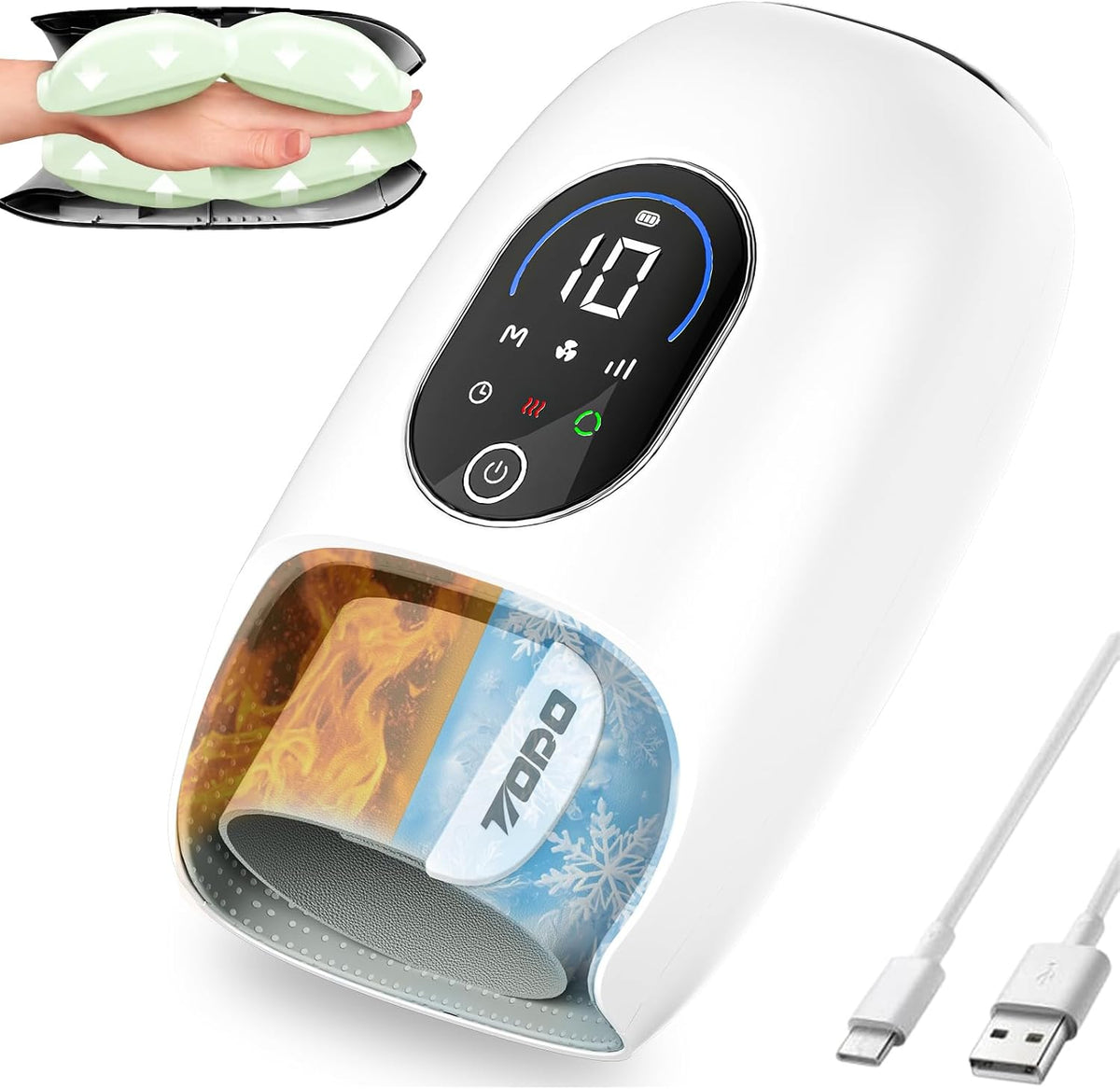 ELECTRIC HAND MASSAGER AIR COMPRESSION RELAXATION PREMIUM