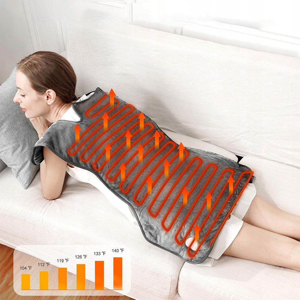 ELECTRIC HEATED BLANKET BACK NECK SHOULDERS HOME PERFECT GIFT Medical device no