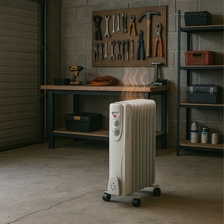 ELECTRIC HEATER FAN 600W APRON PORTABLE FAN WHITE Heating power 600 W