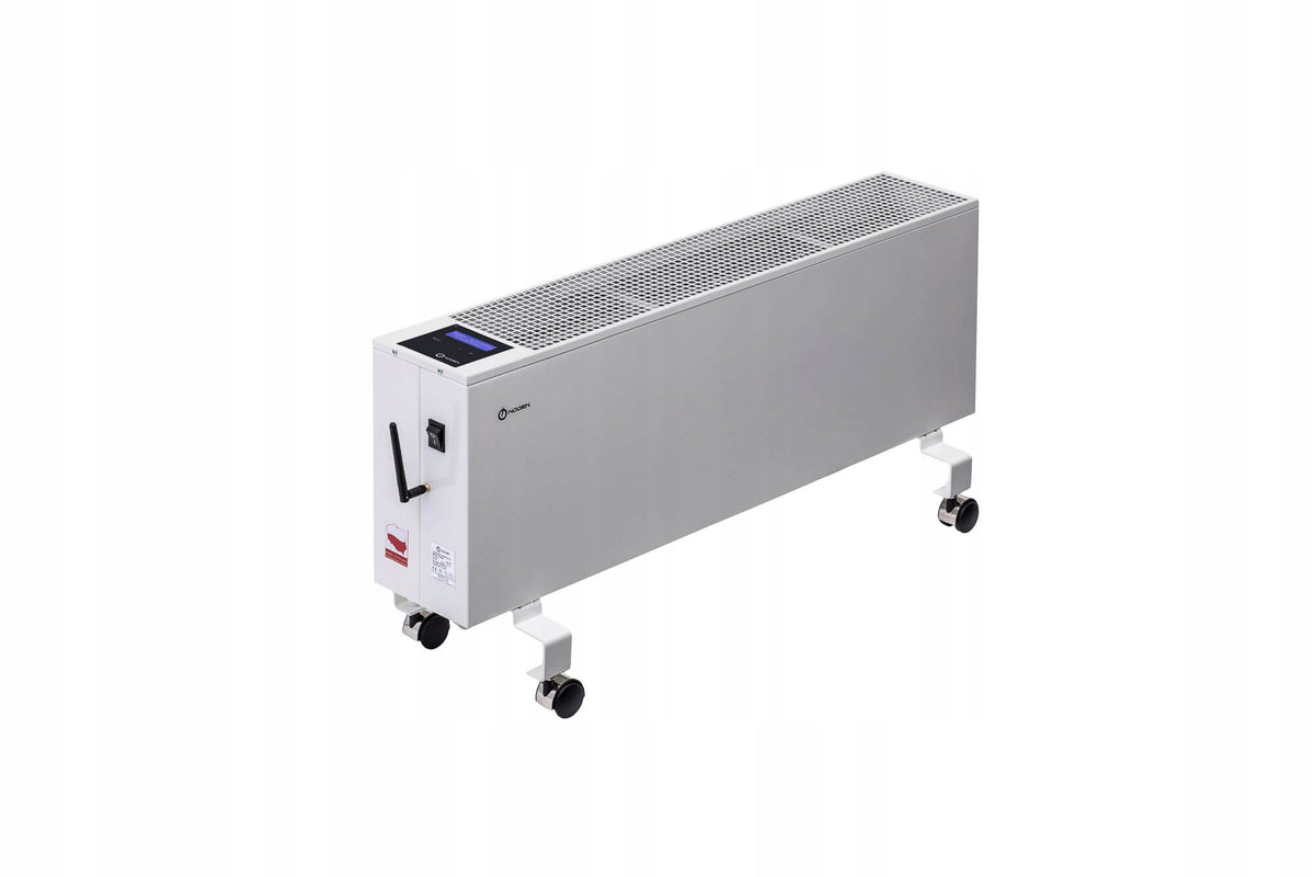 ELECTRIC HEATER NOGEN 1000W-20m2/50m3 MOBILE ENERGY EFFICIENT Depth 150 mm