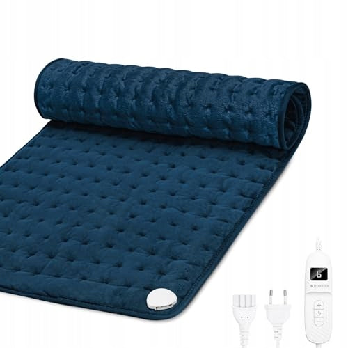 ELECTRIC HEATING BLANKET 30X60 CM FOR BACK NECK BELLY 6 TEMPERATURES Medical device no