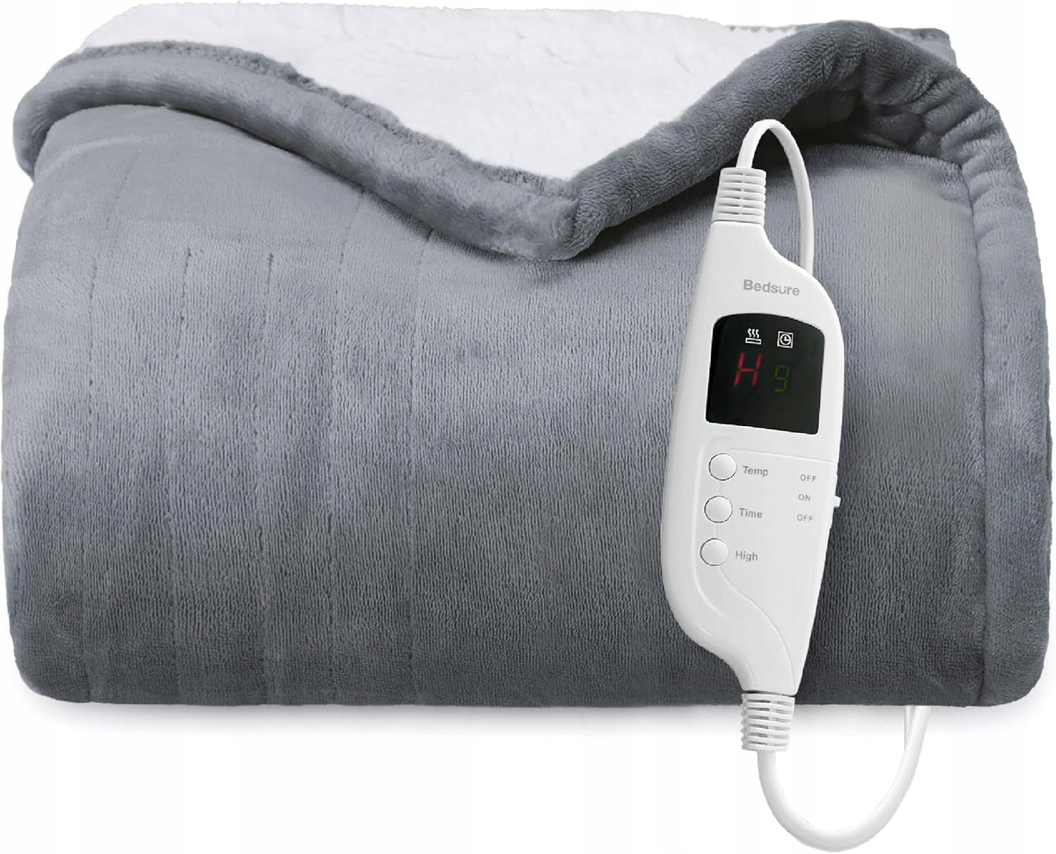 ELECTRIC HEATING BLANKET BEDSURE 130X180 CM FLANNEL COZY
