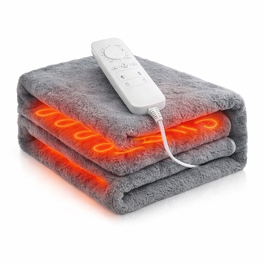 ELECTRIC HEATING BLANKET FOR BED ANTI-SLIP MAT WITH REMOTE CONTROL