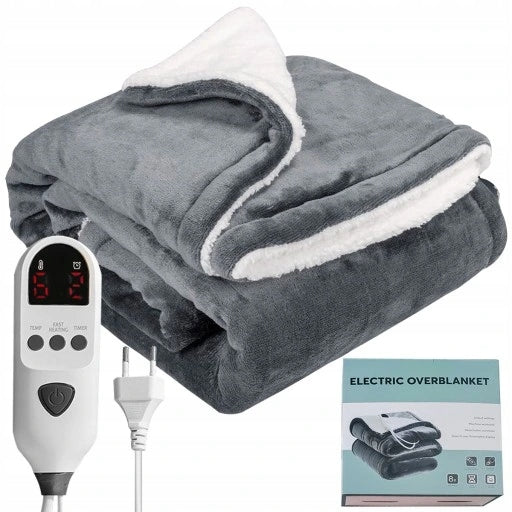 ELECTRIC HEATING BLANKET LARGE HEATED MAT 180X130 REMOTE CONTROL TIMER Medical device no
