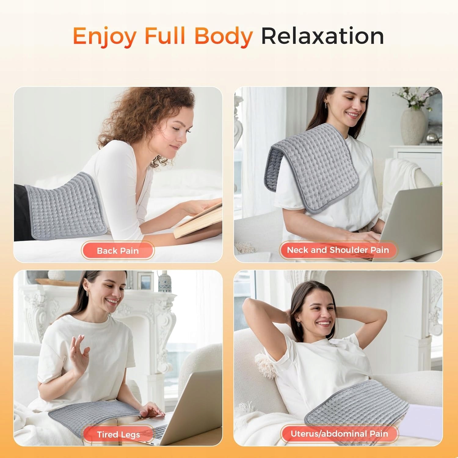 ELECTRIC HEATING PAD 30X60 CM 9 TEMPERATURE LEVELS EAN (GTIN) 3614910054243