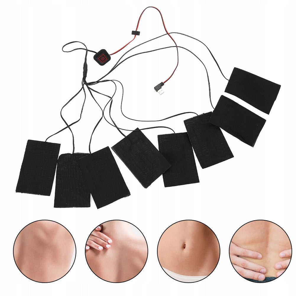 ELECTRIC HEATING PAD VEST USB 8IN1 Packaging status original