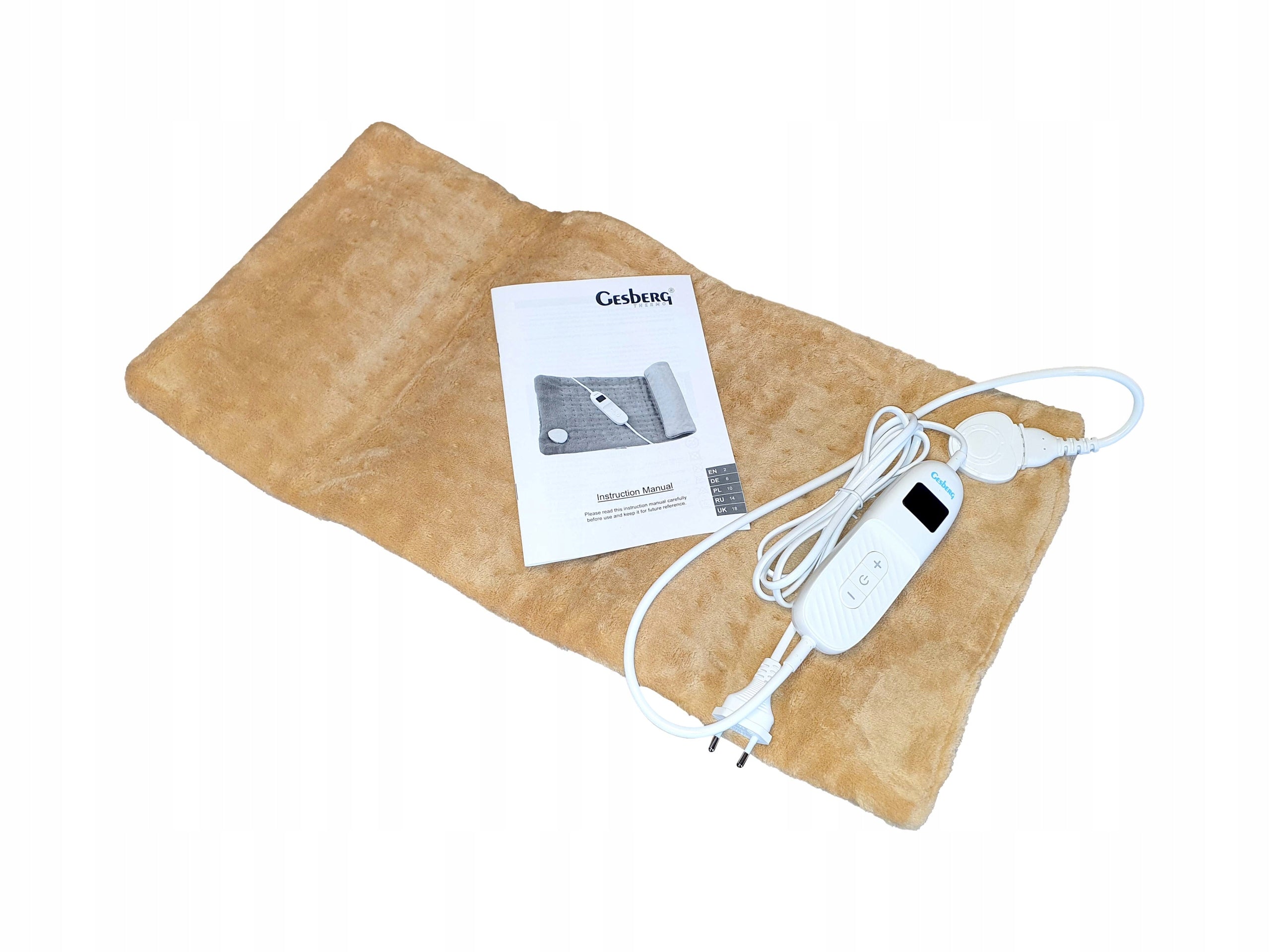 ELECTRIC HEATING PILLOW LARGE GESBERG 60x30cm 100W Packaging status original