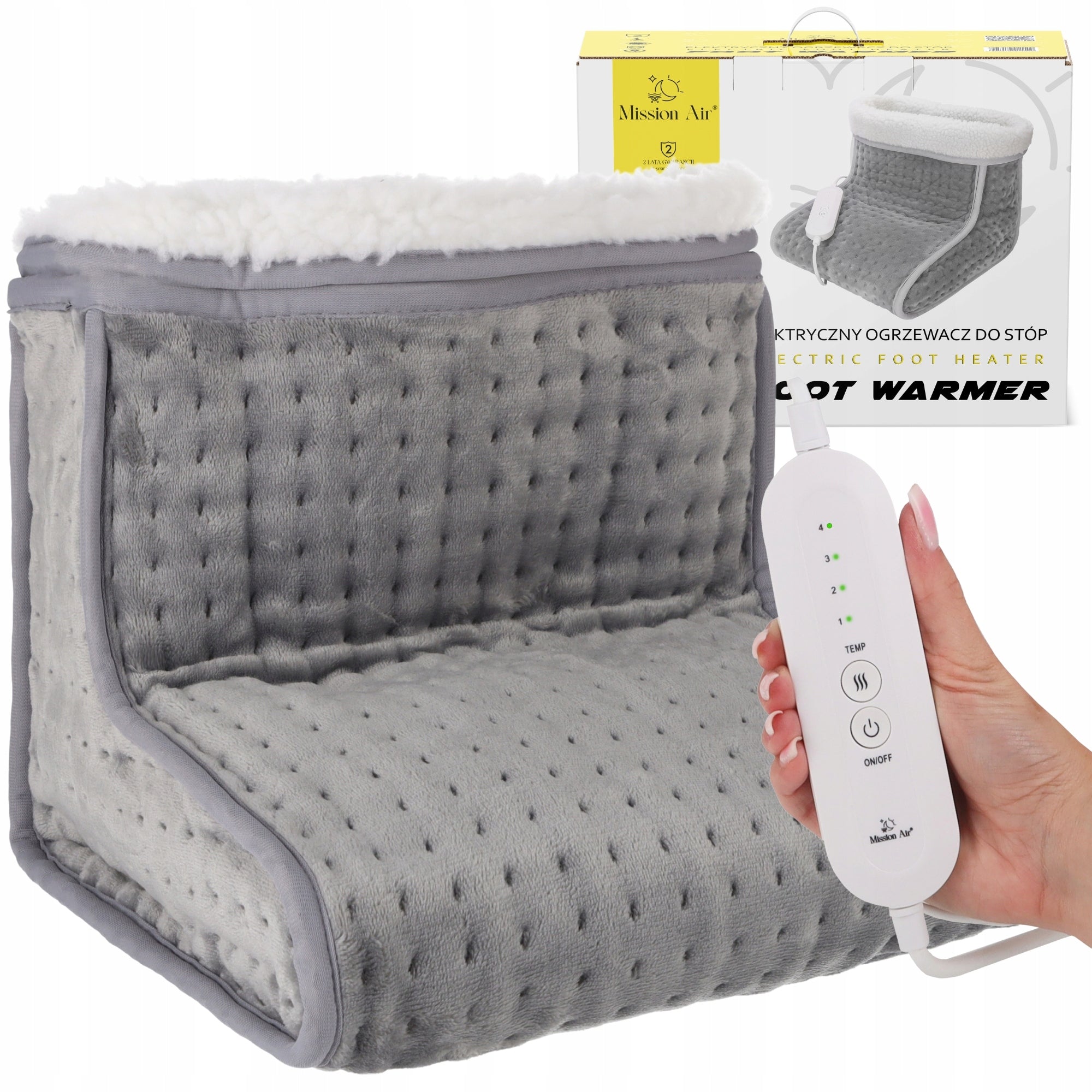 ELECTRIC HEATING SHOE XXL LEG WARMER SOFT WARMER WITH REMOTE CONTROL