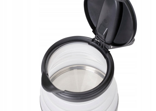 ELECTRIC HIKING KETTLE PORTABLE COMPACT 0,6L FOLDING 9cm 750W Dominant color white