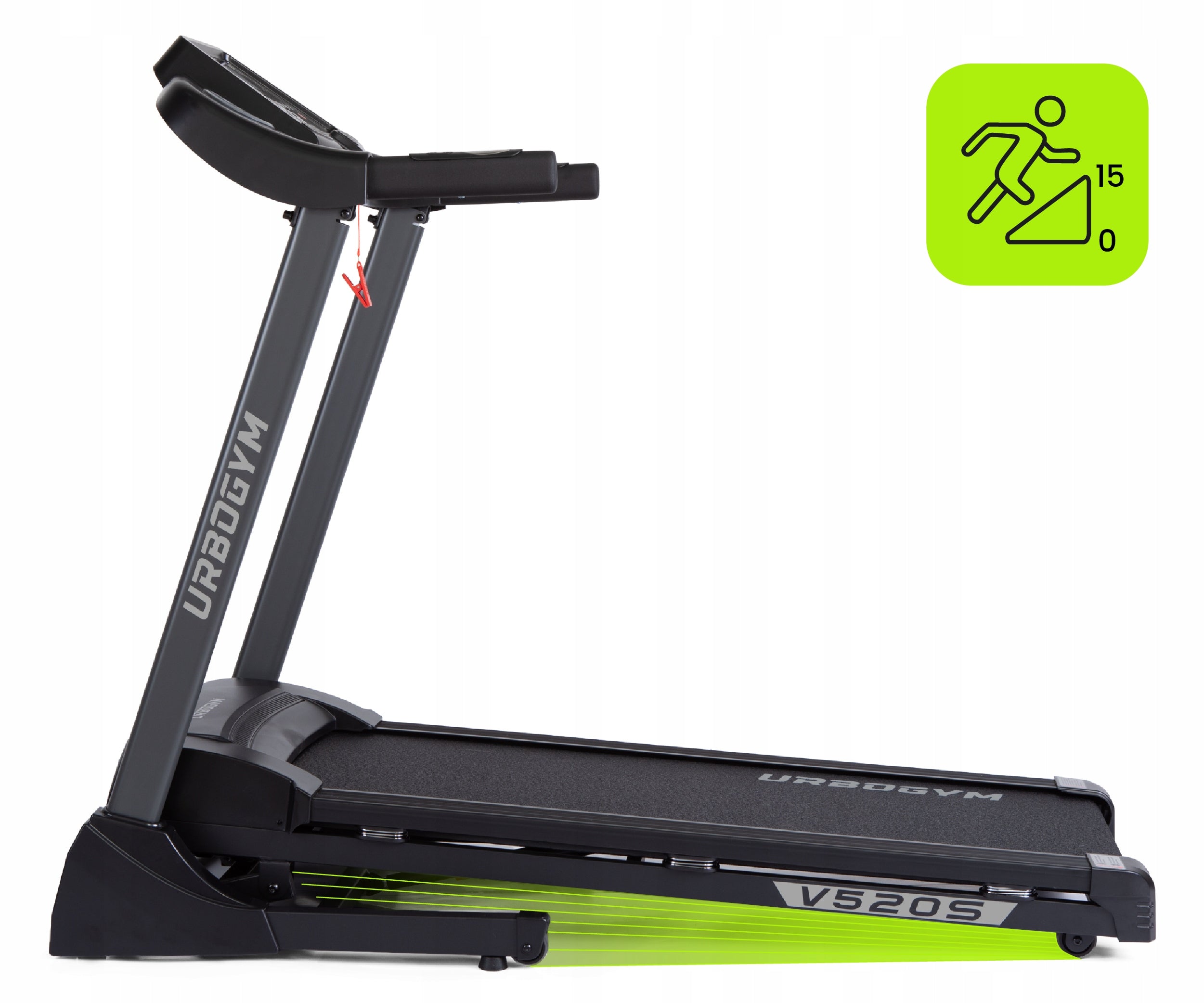 ELECTRIC HOME TREADMILL V520S AUTO ANGLE 15 LEVELS FOLDABLE CUSHIONING Model V520S