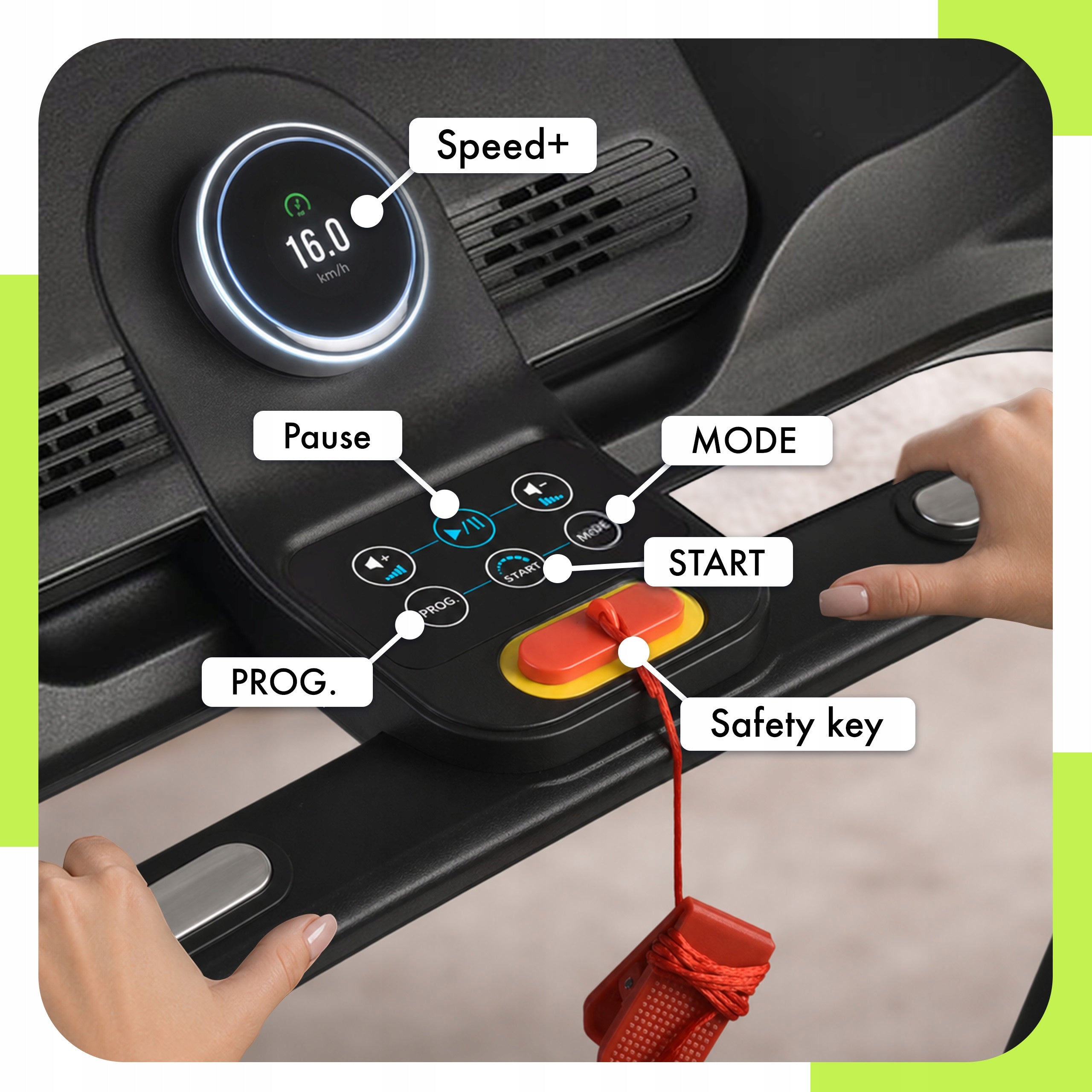 ELECTRIC HOME TREADMILL V680 SUBSCRIPTION, INCLINE ADJUSTMENT, FOLDABLE Maximum user weight 140 kg
