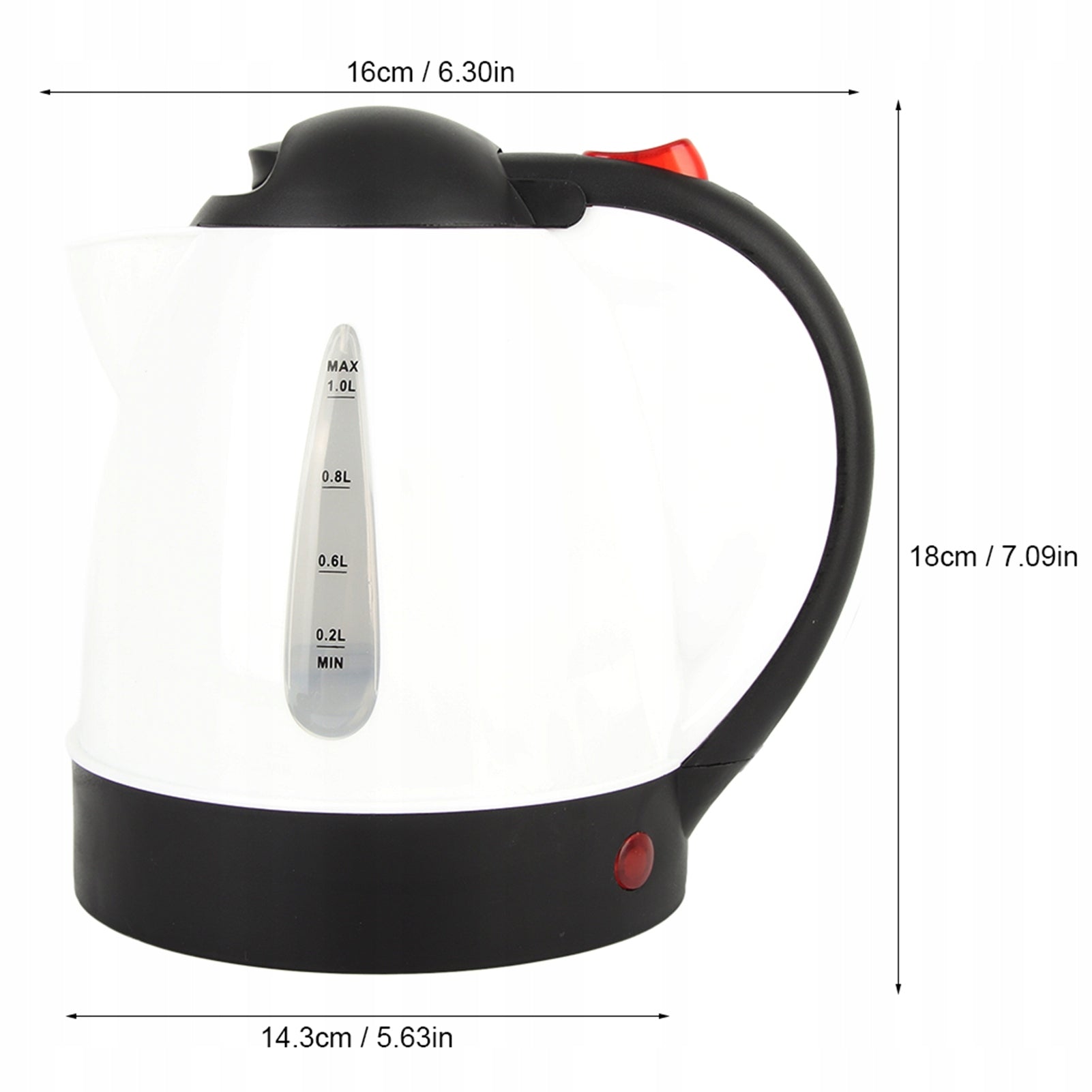 ELECTRIC KETTLE CORDLESS METAL STRONG ROTARY 150W 1 L Brand no brand