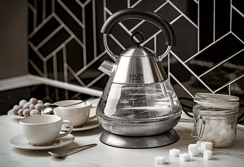 ELECTRIC KETTLE GLASS LED 1,5L 2200W STRIX Wireless Illuminated Dominant color silver/gray