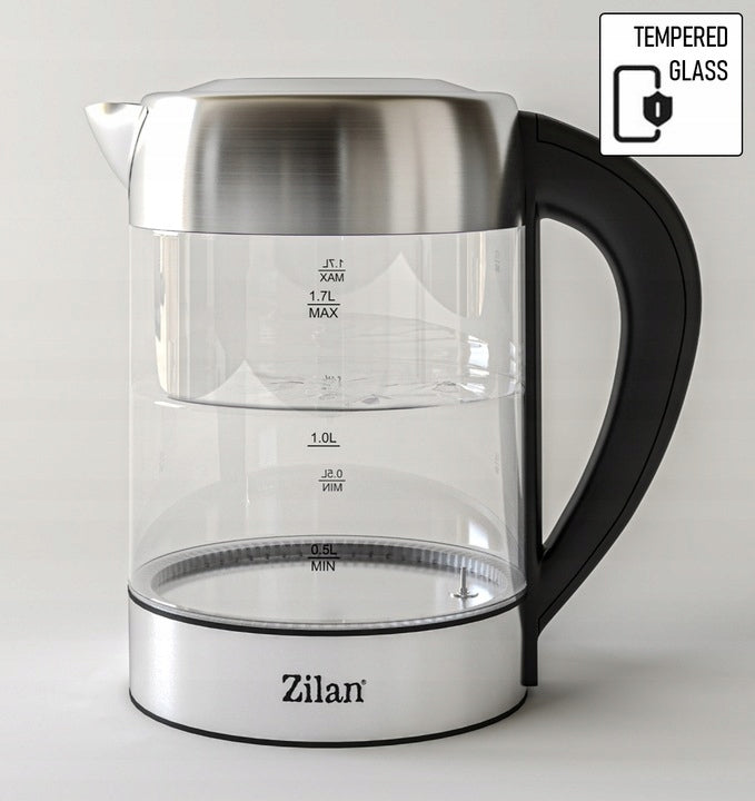ELECTRIC KETTLE GLASS LED WITH TEMPERATURE CONTROL 2200W Power 2200 W