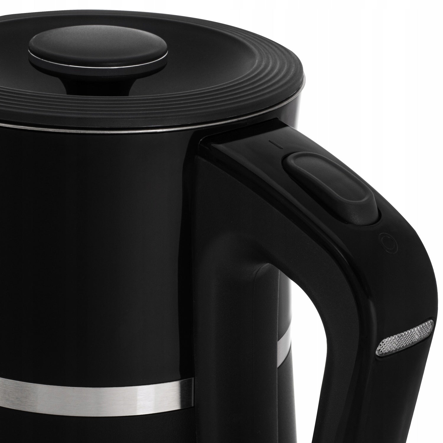 ELECTRIC KETTLE METAL 1,7L 2200W STAINLESS STEEL STRONG SILENT BLACK Manufacturer code czajnik elektryczny metalowy ze stali szlach.