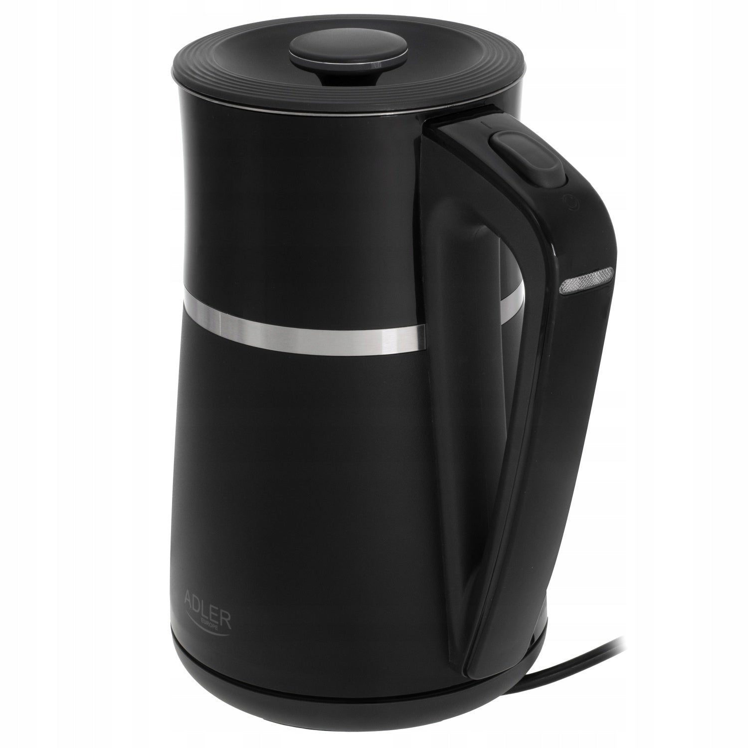 ELECTRIC KETTLE METAL 1,7L 2200W STAINLESS STEEL STRONG SILENT BLACK Packaging status original