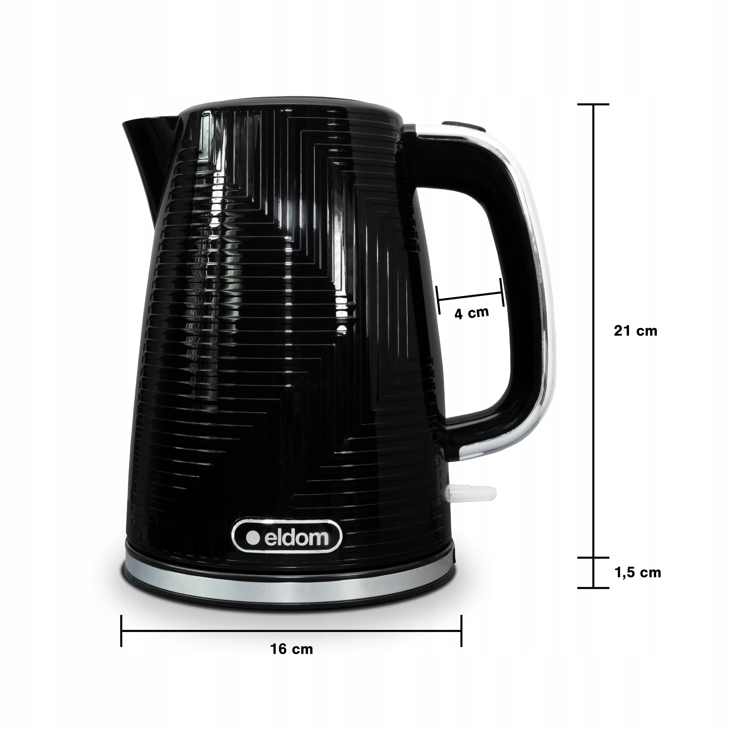 ELECTRIC KETTLE WIRELESS BLACK 2200W 1,7l STRIX ELDOM C320C Brand Eldom
