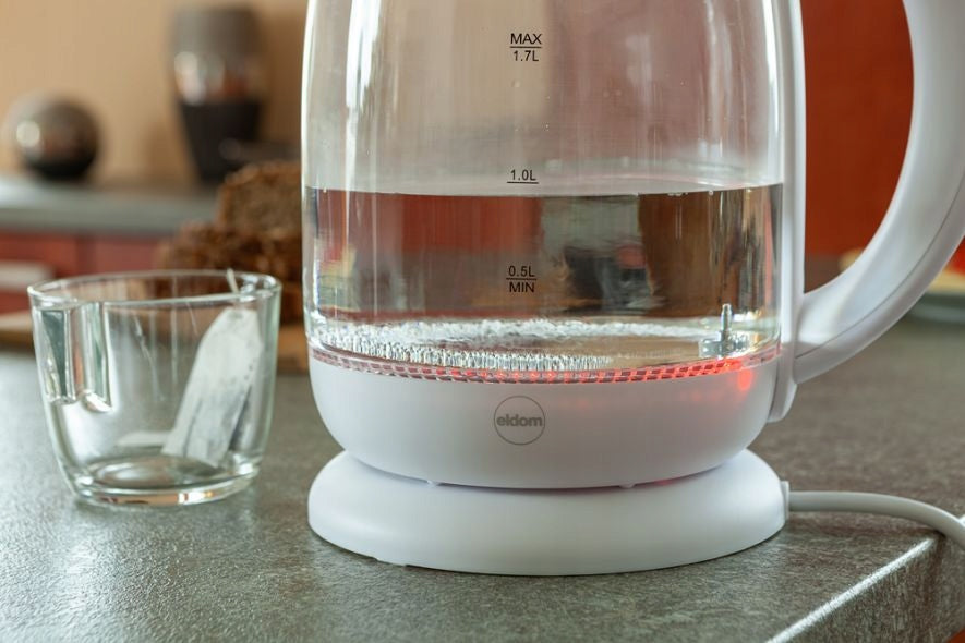 ELECTRIC KETTLE WIRELESS GLASS C510 2200W 1,7l WHITE Dominant color white