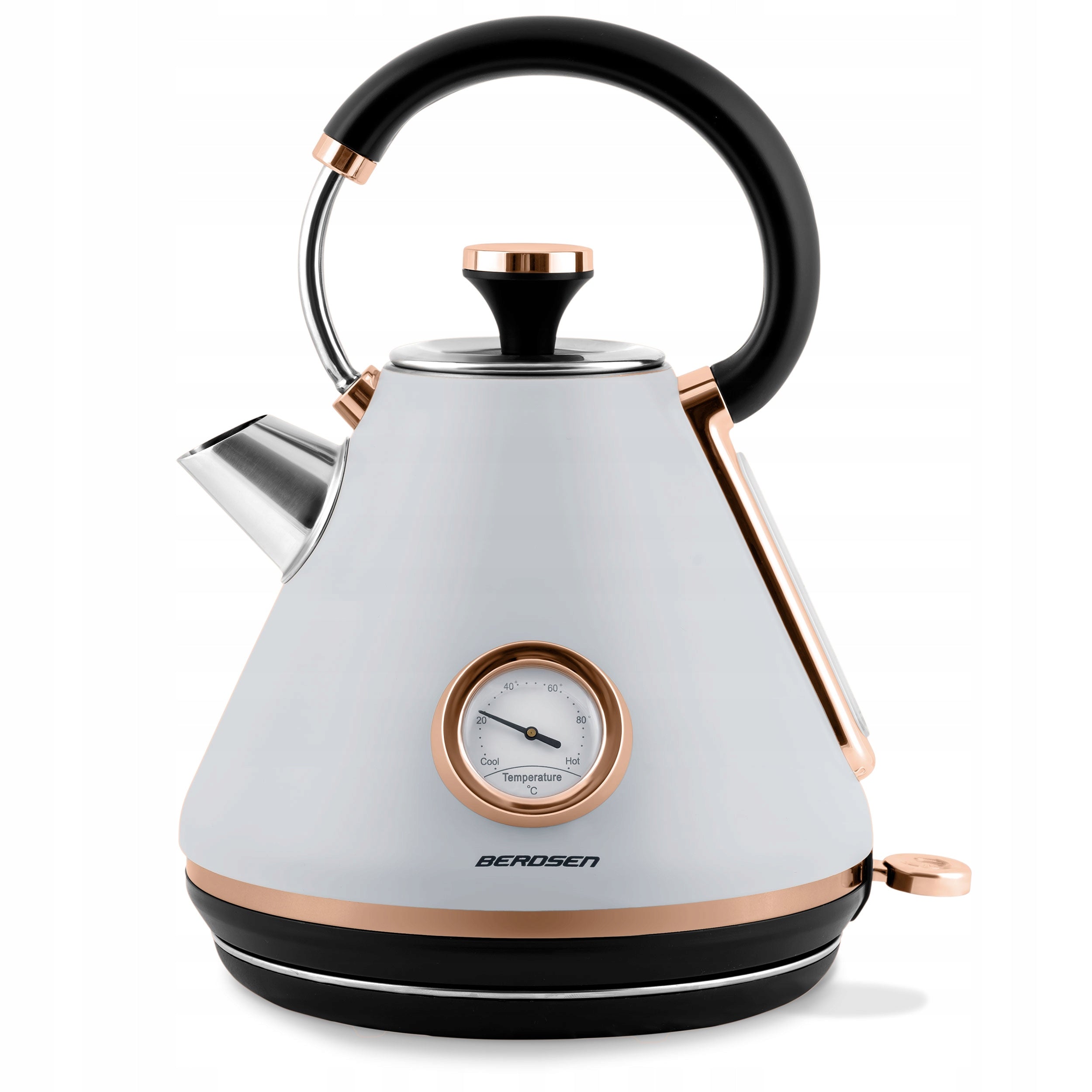 ELECTRIC KETTLE WITH RETRO WIRELESS THERMOMETER 1,7L BERDSEN Brand Berdsen