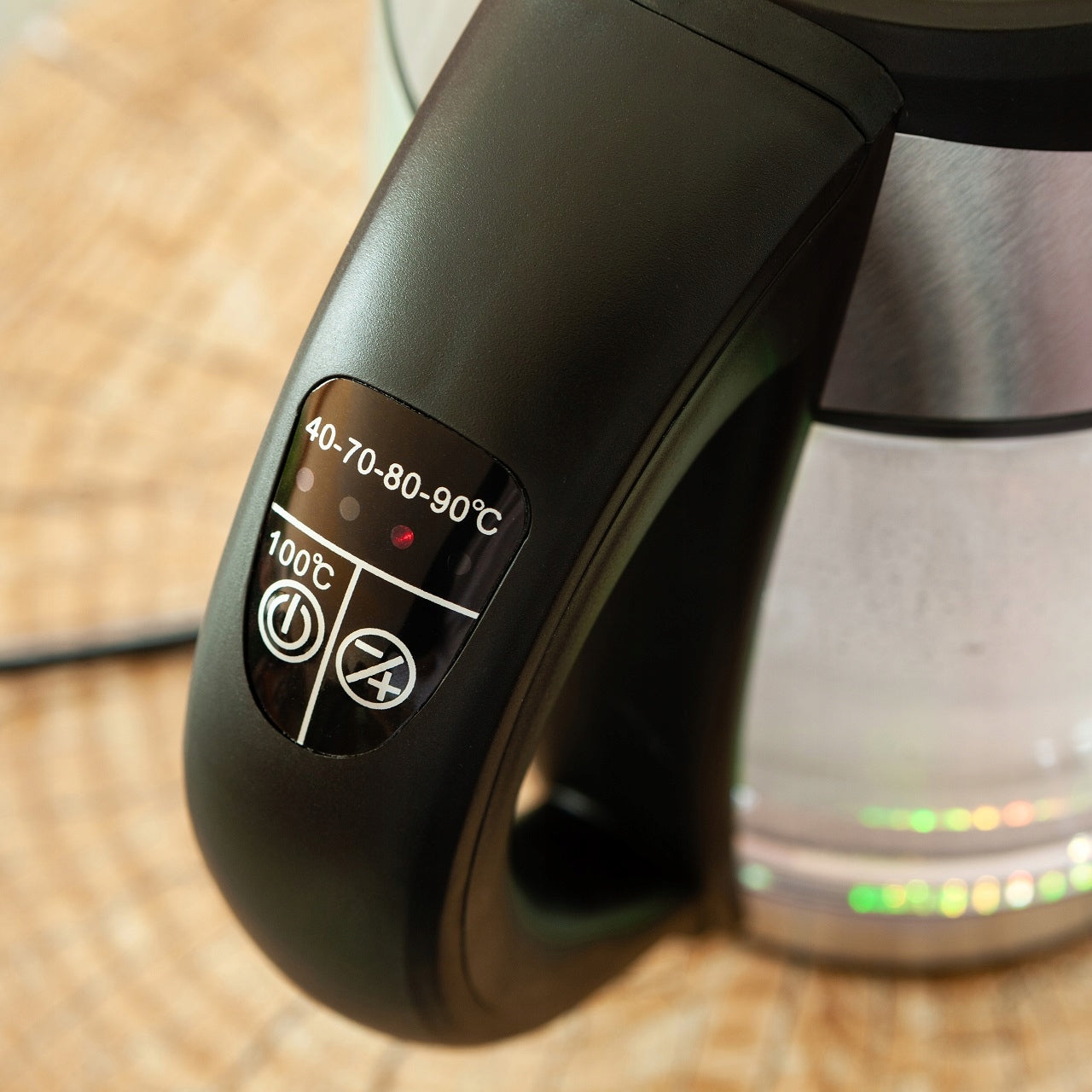 ELECTRIC KETTLE WITH TEMPERATURE CONTROL 1,8L WIRELESS 2200W Power 2200 W