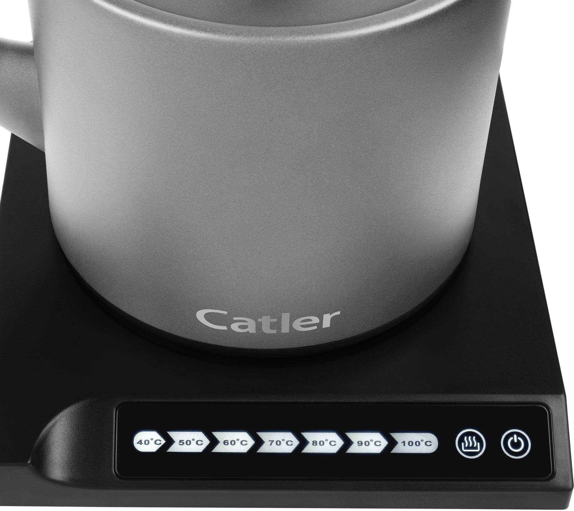 ELECTRIC KETTLE WITH TEMPERATURE CONTROL CATLER 0,6L 1200W WITH INFUSER Dominant color silver/gray