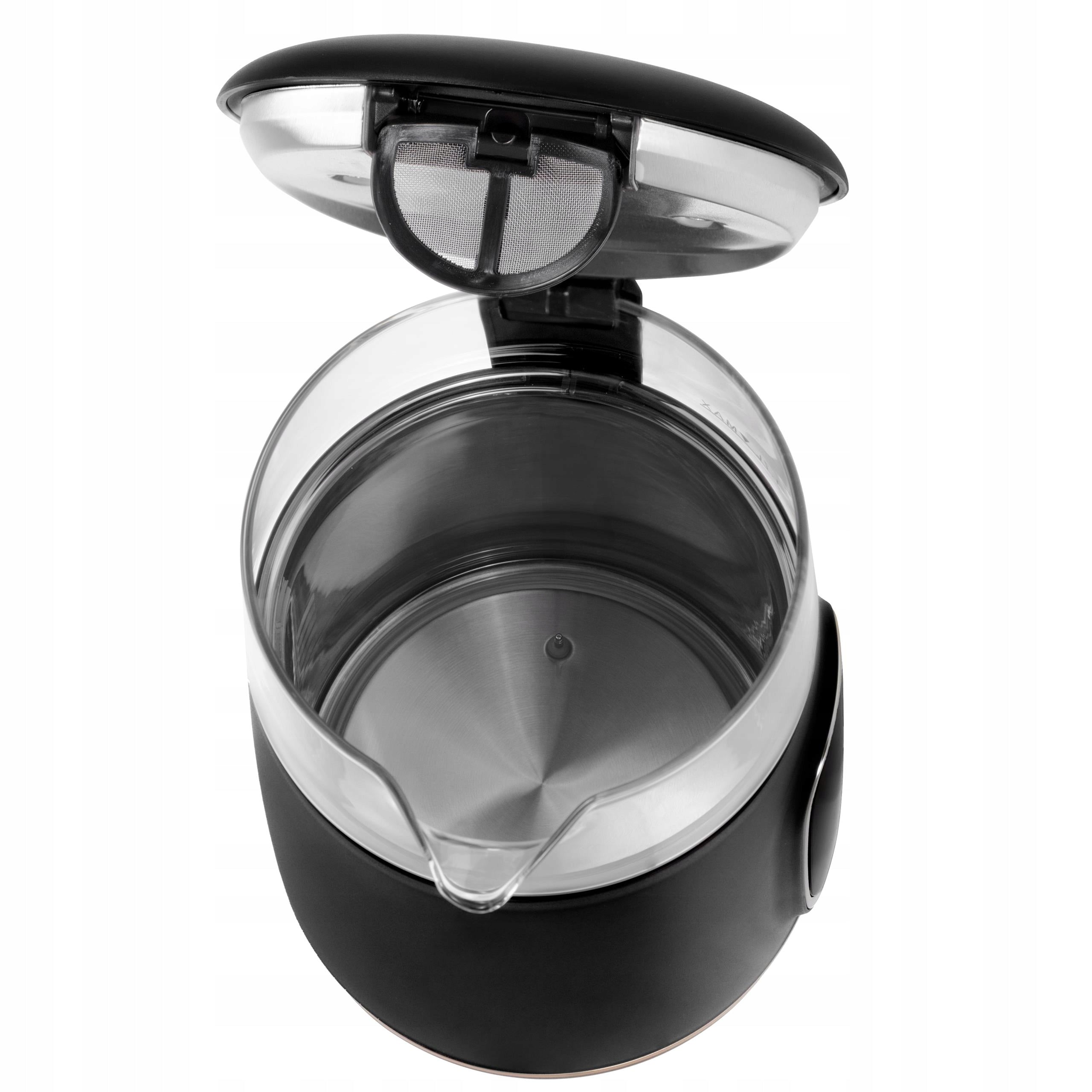 ELECTRIC KETTLE WITH TEMPERATURE CONTROL GLASS 1,7L Touch Panel Power 2200 W