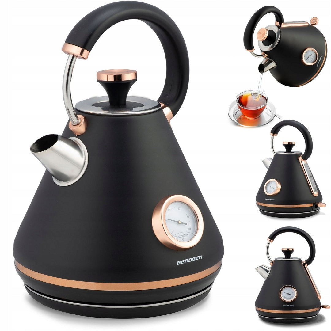 ELECTRIC KETTLE WITH THERMOMETER 1,7LZ FILTER