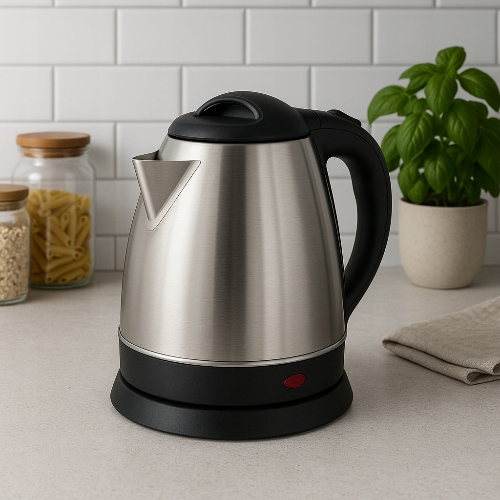 ELECTRIC KETTLE traditional modern metal 1L small WIRELESS EAN (GTIN) 5907296377159