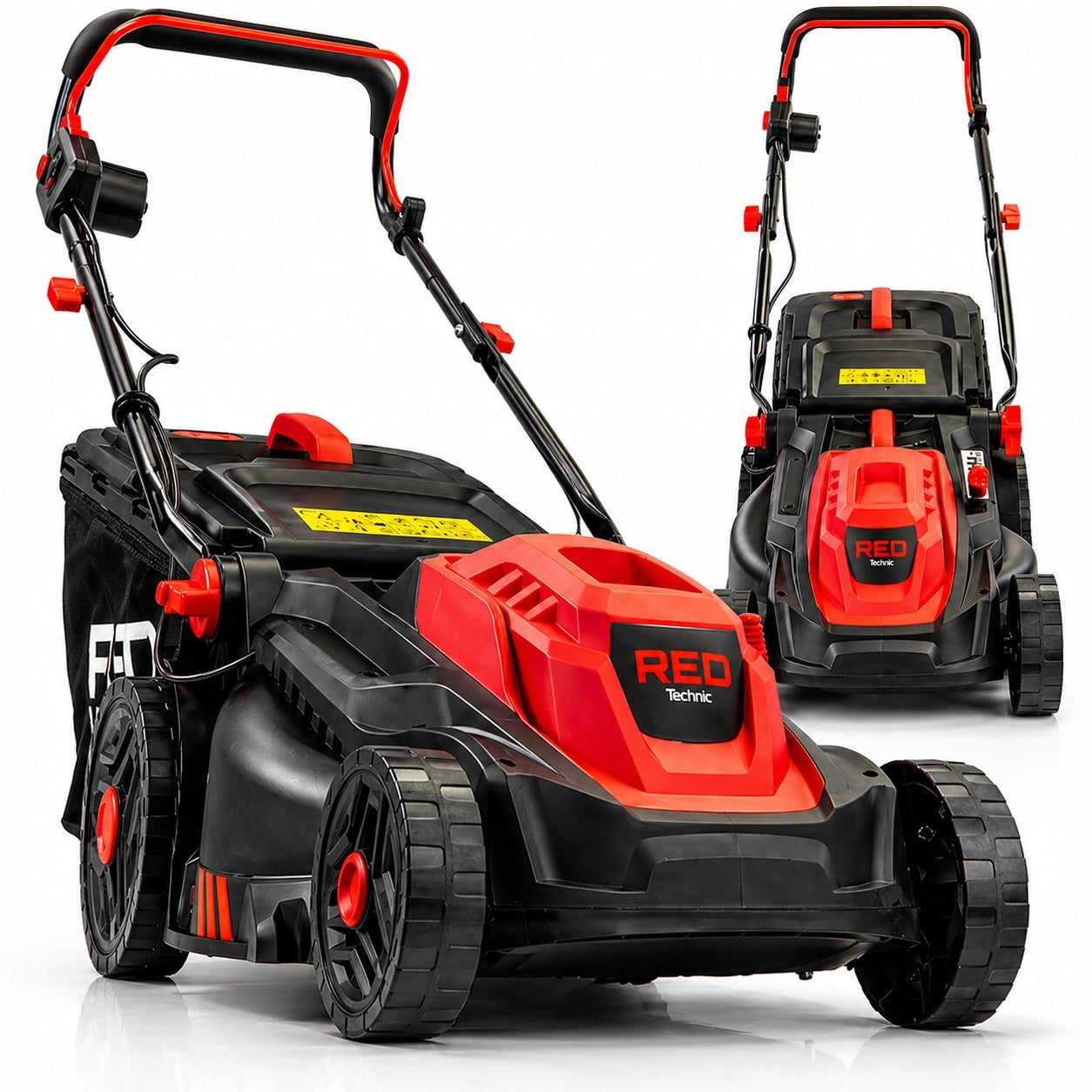 ELECTRIC LAWN MOWER 2600W KNIFE 38CM ADJUSTMENT LIGHT LARGE BASKET 42L