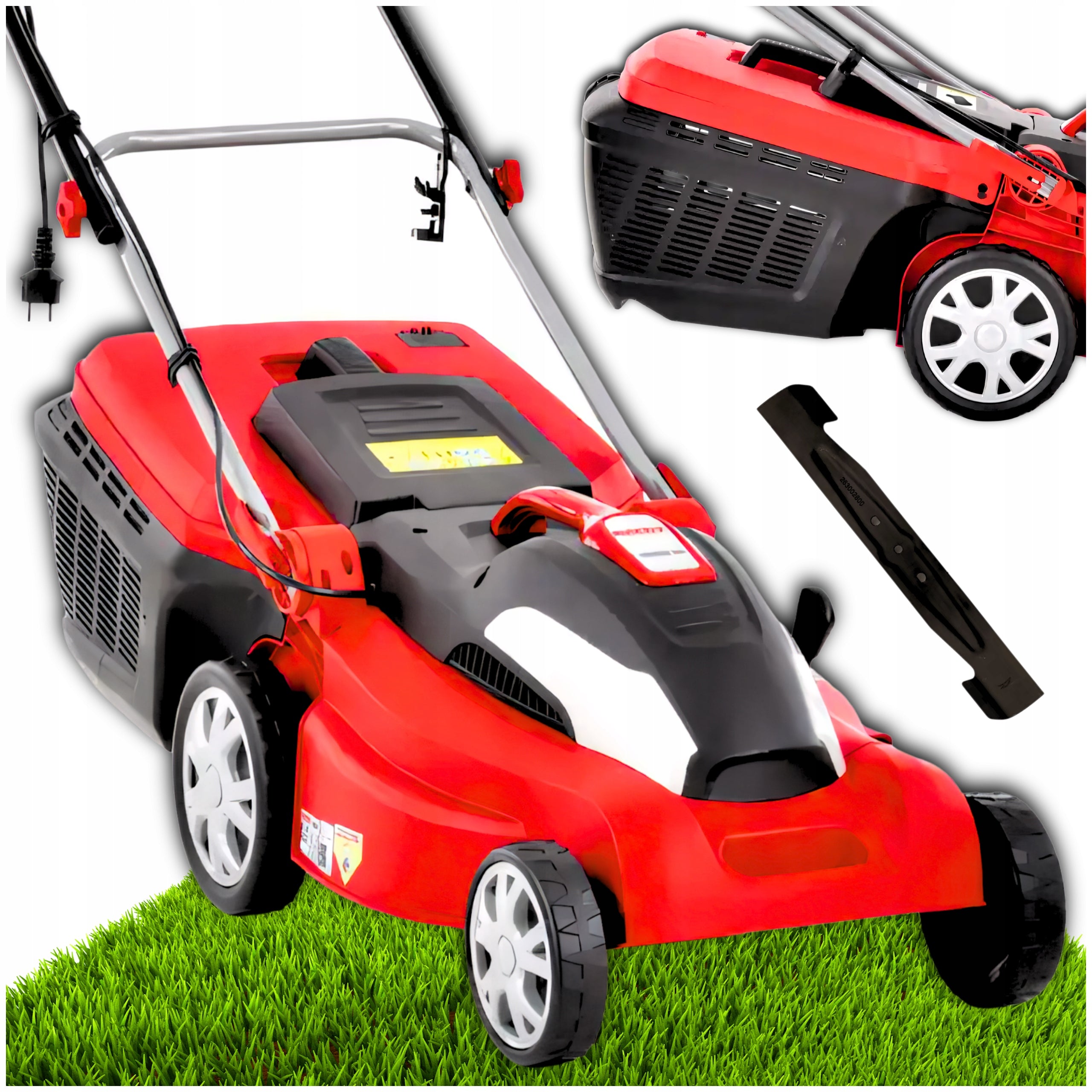ELECTRIC LAWN MOWER HECHT 1844 POWER 1800W WIDTH 42CM BASKET 50L