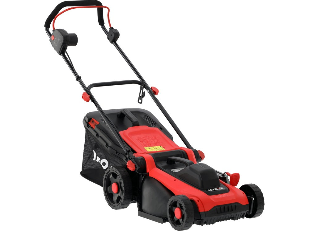 ELECTRIC LAWNMOWER 1800W CUTTING WIDTH 40CM GRASS CATCHER 40L ADJUSTABLE HEIGHT Packaging status original