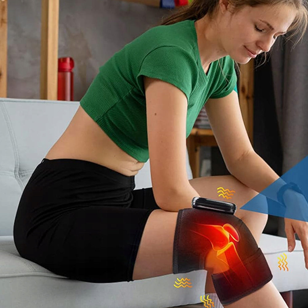 ELECTRIC MASSAGER ELBOW KNEE STABILIZER SHOULDER VIBRATION HEATING Manufacturer code 6HG0623BKAM