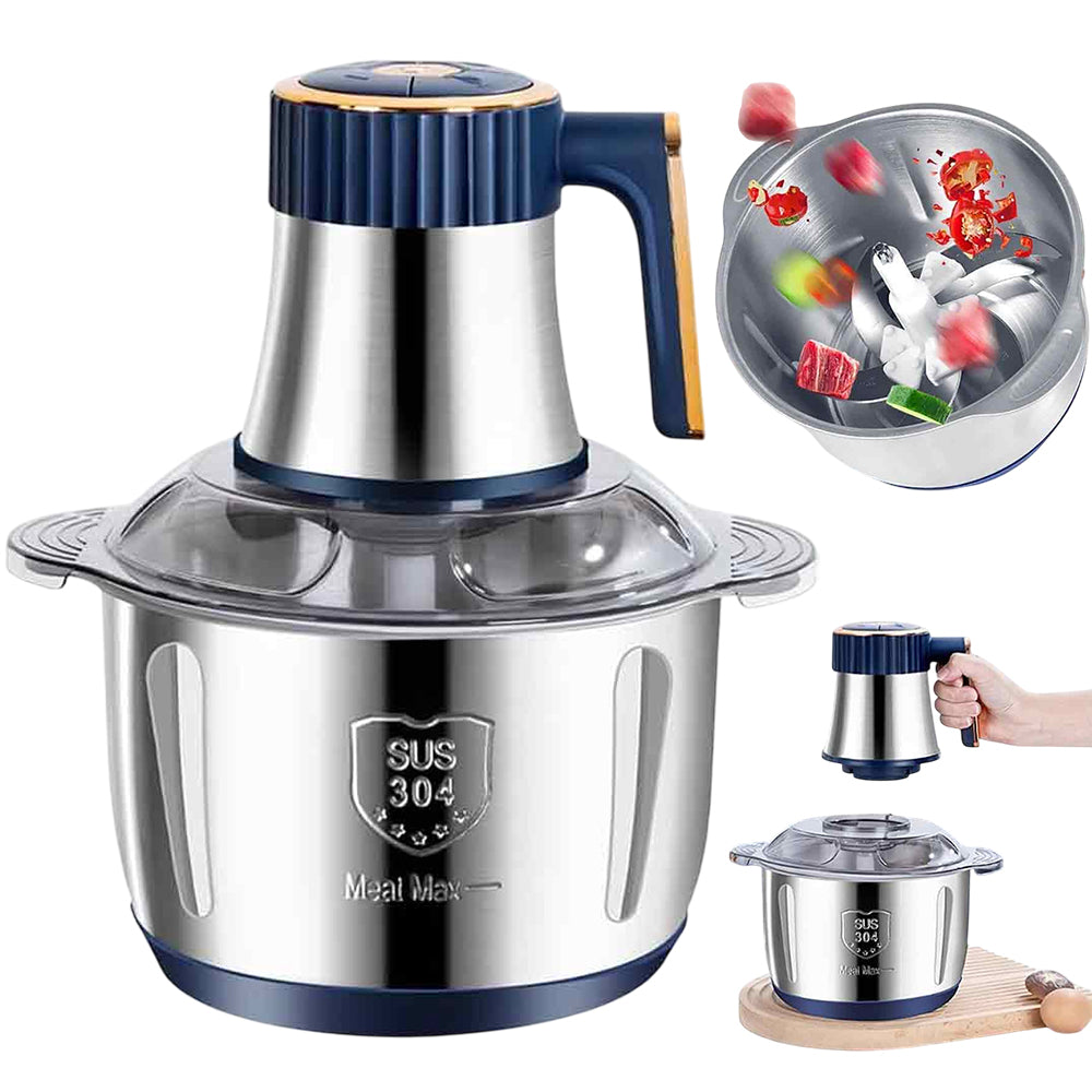 ELECTRIC MEAT GRINDER 6 KNIVES STAINLESS STEEL 5L 2 SPEEDS PER PATE Brand Bedee